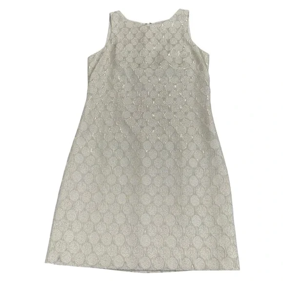 Eliza J Sleeveless Metallic Brocade Sheath Size 10 Dress Party New Years Holiday - Picture 11 of 11